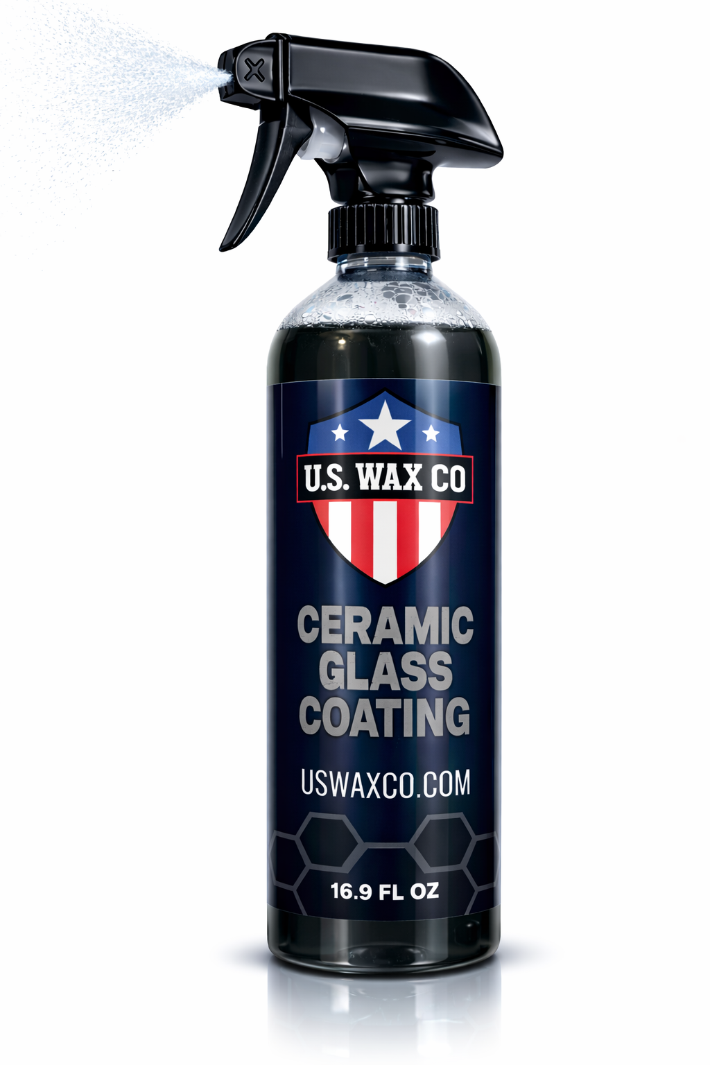 Ceramic Glass Coating – Hydrophobic Window Treatment Spray (16.9 oz) | US WAX CO