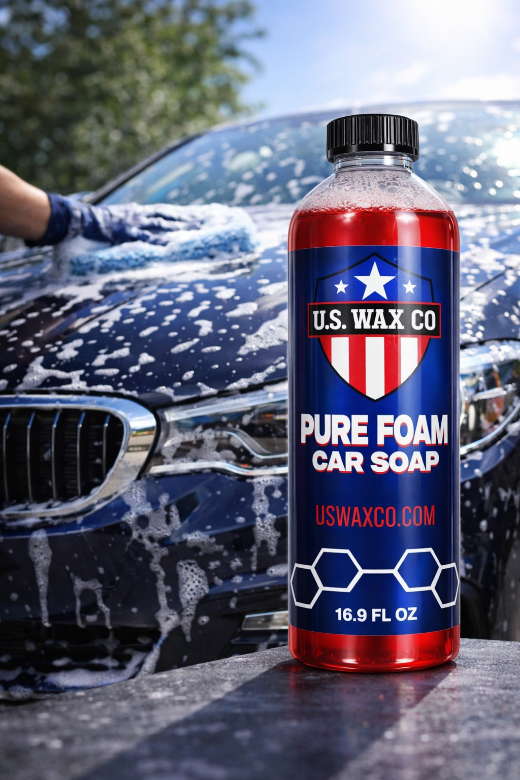 PureFoam Car Wash Soap – High-Foam Soap for a Spotless Clean