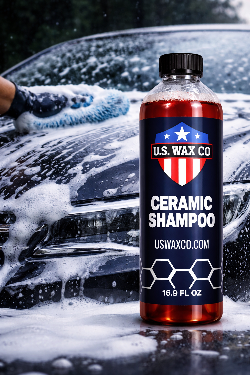 Ceramic Car Shampoo – High-Foam Wash with SiO2 Protection