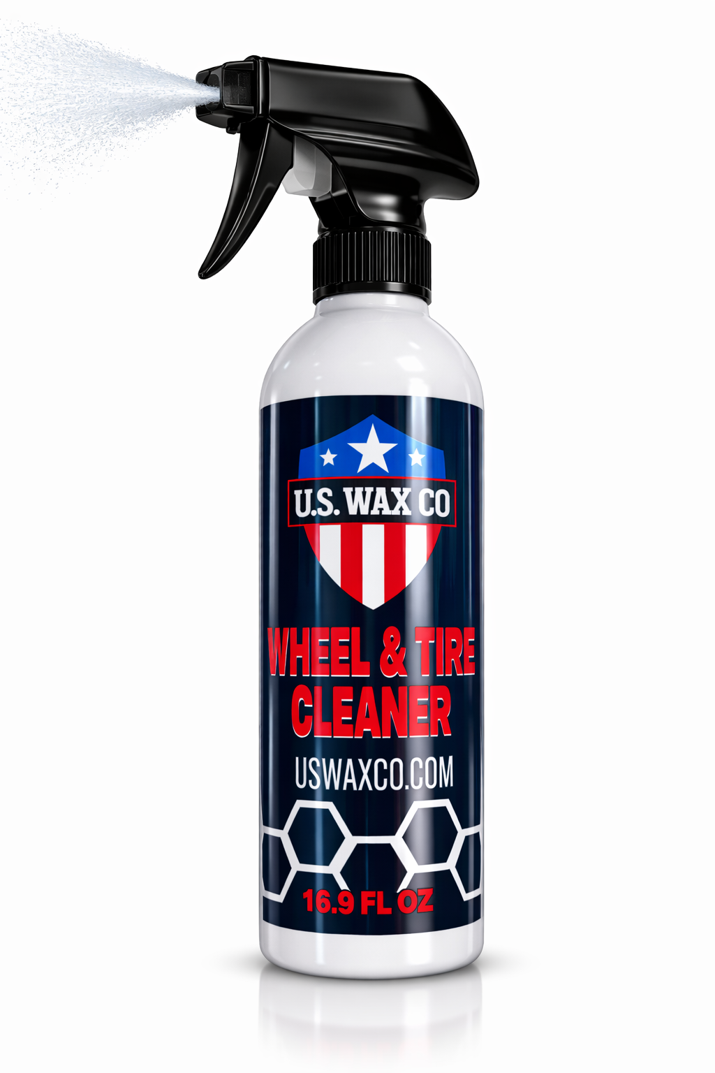 Wheel & Tire Cleaner – Brake Dust Remover for Rims, Tires & Alloy Wheels (16.9 oz) | USWAXCO